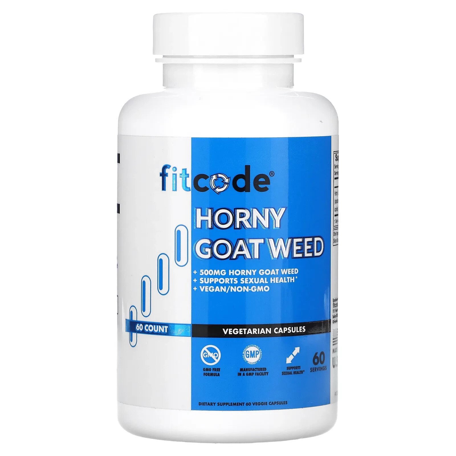 Купить FITCODE Добавка из эпимедиума Horny Goat Weed (500 мг), 60 ...