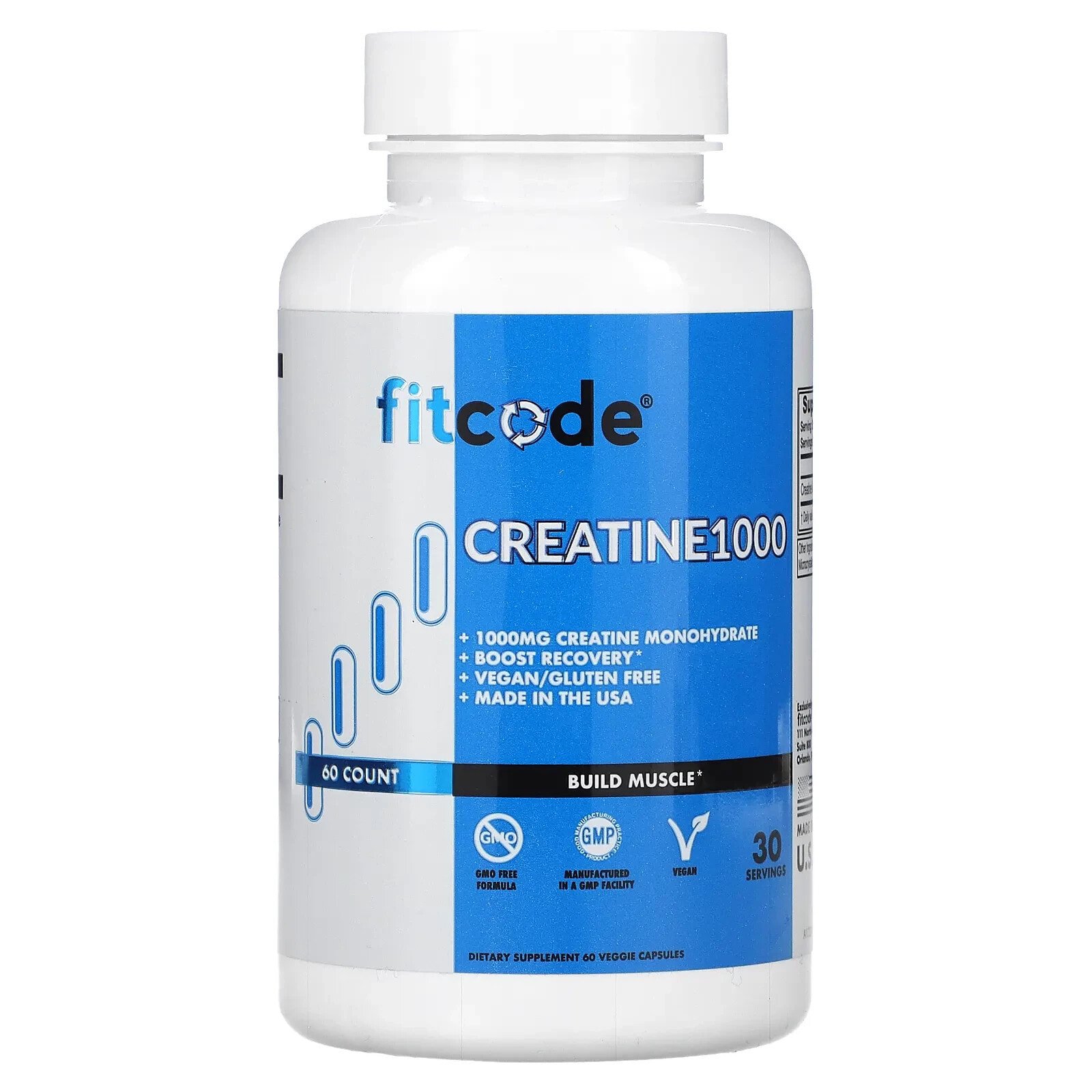 Купить FITCODE Креатин (500 мг), 60 капсул выгодно на Beautery - код 64599