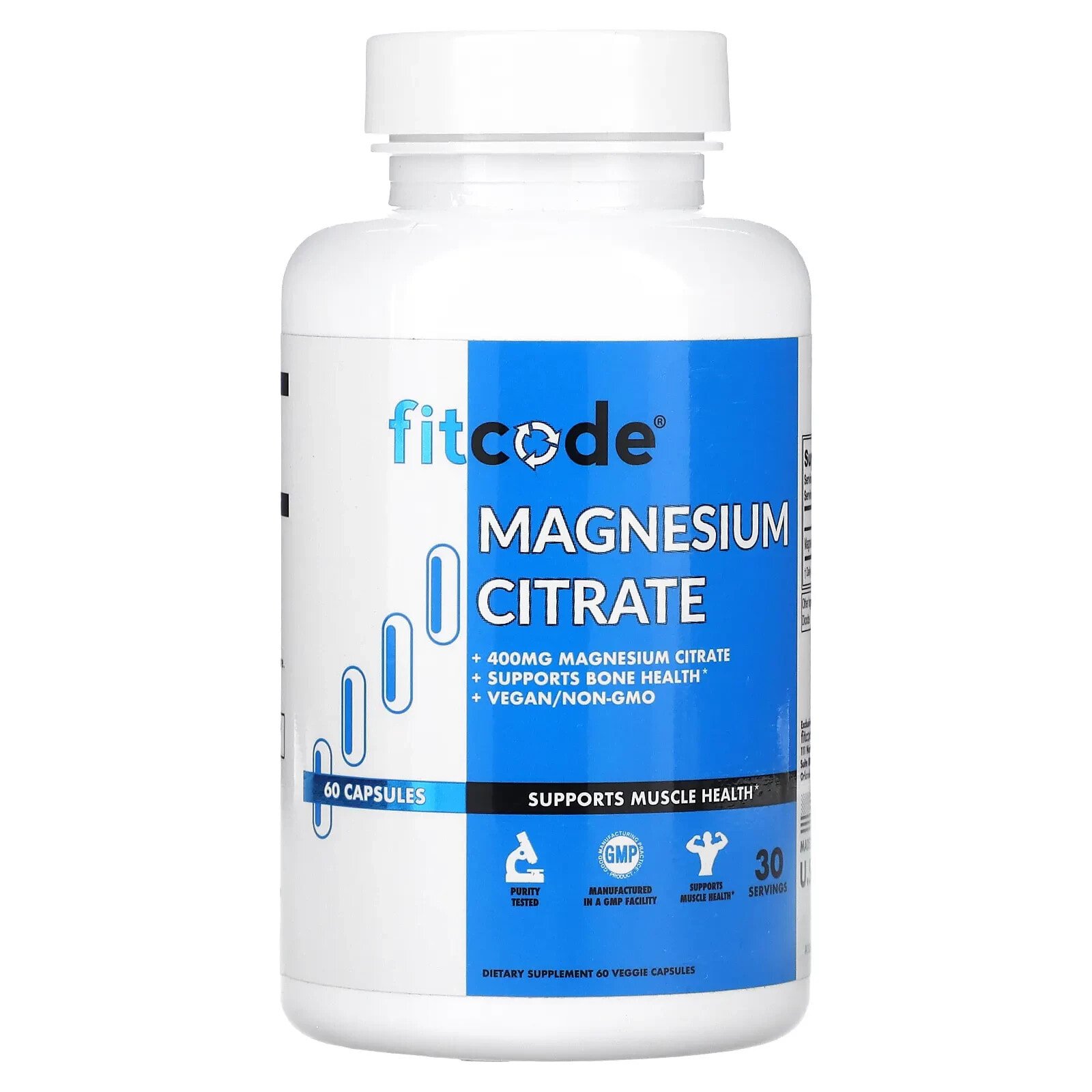 Купить FITCODE Цитрат магния (200 мг), 60 капсул выгодно на Beautery ...
