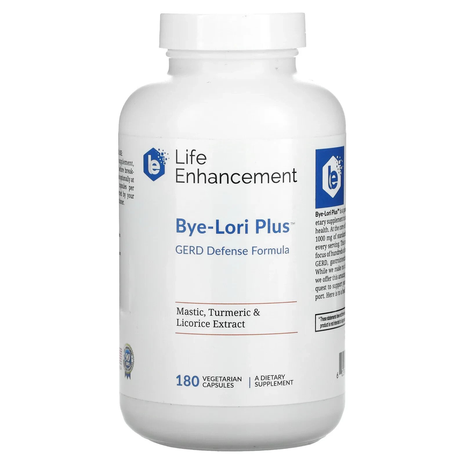 Купить Life Enhancement Пищевая добавка Bye-Lori Plus, 180 капсул ...