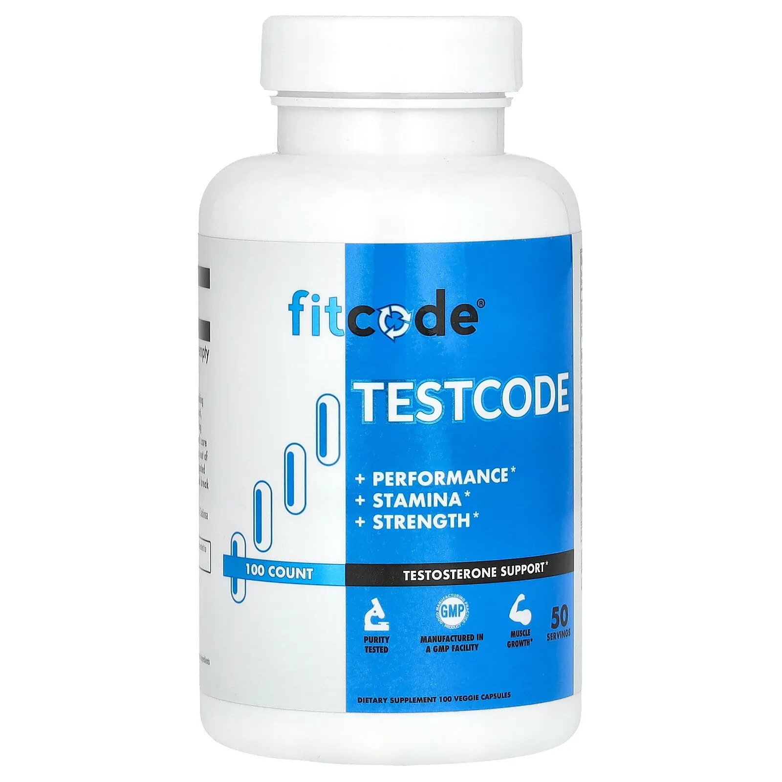 Купить FITCODE Пищевая добавка Testcode для поддержания уровня ...